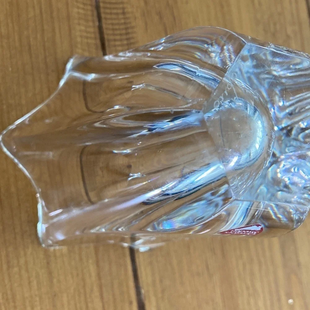Vintage Crystal Vase by Orrefors Sweden